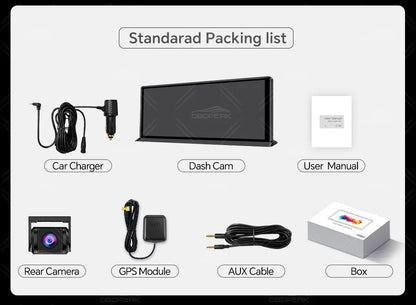 11.3" Android 14 Dash Cam Wireless CarPlay Android