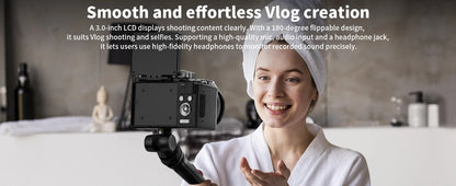 NBD 64MP Digital Cameras for Photography, 16X Optical Zoom Camera with WiFi & App Control, Vlogging Camera with 180°Flipable Scr