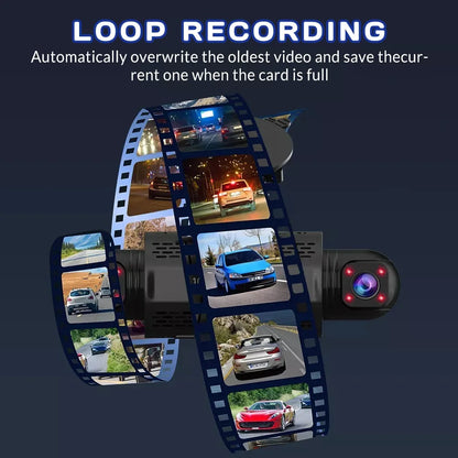 3.0″ IPS 360° Dash Camera HD 1080P