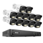 Annke H.265+ 3K Smart Dual Light POE Camera System 2.8MM Len Human Vehicle Detection IP67 Security Protection Video Surveillance