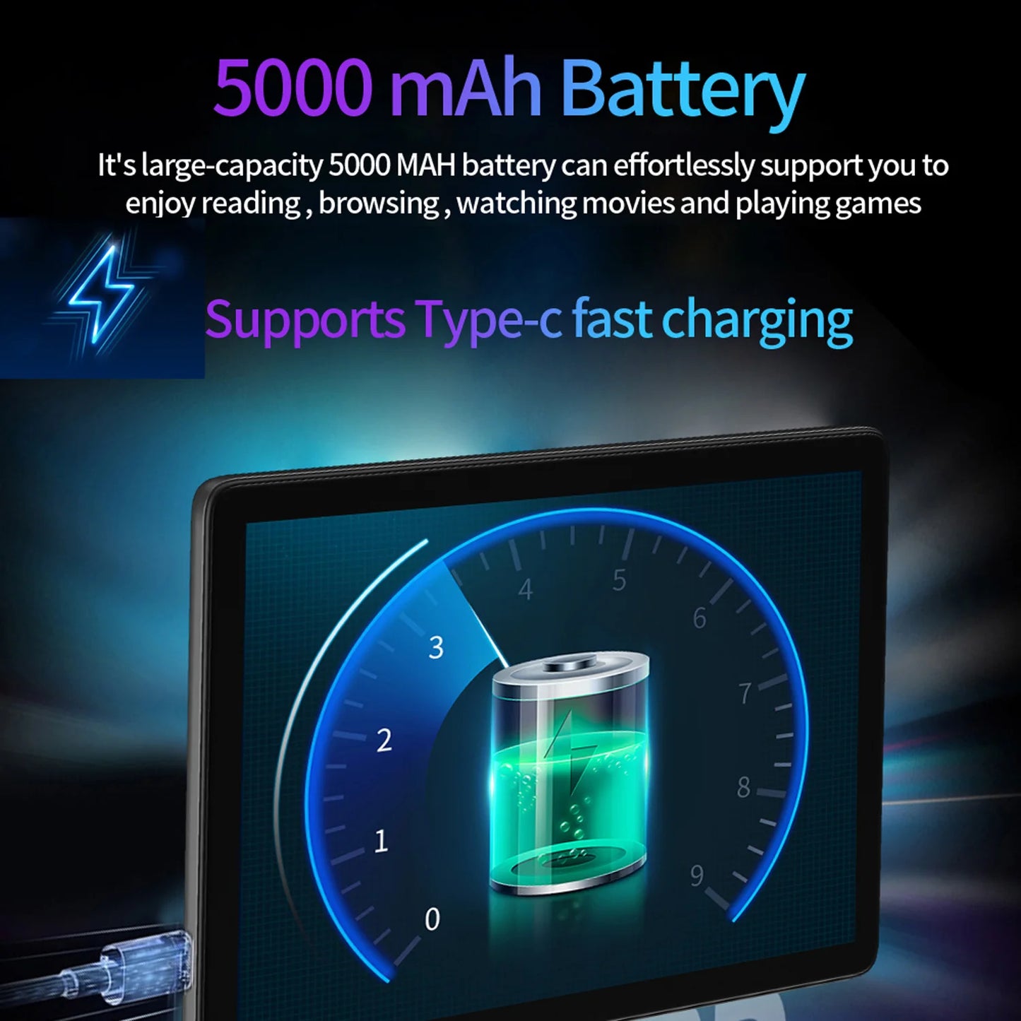 10.1 Inch Android 13 Tablet with Octa Core 4GB RAM 64GB ROM