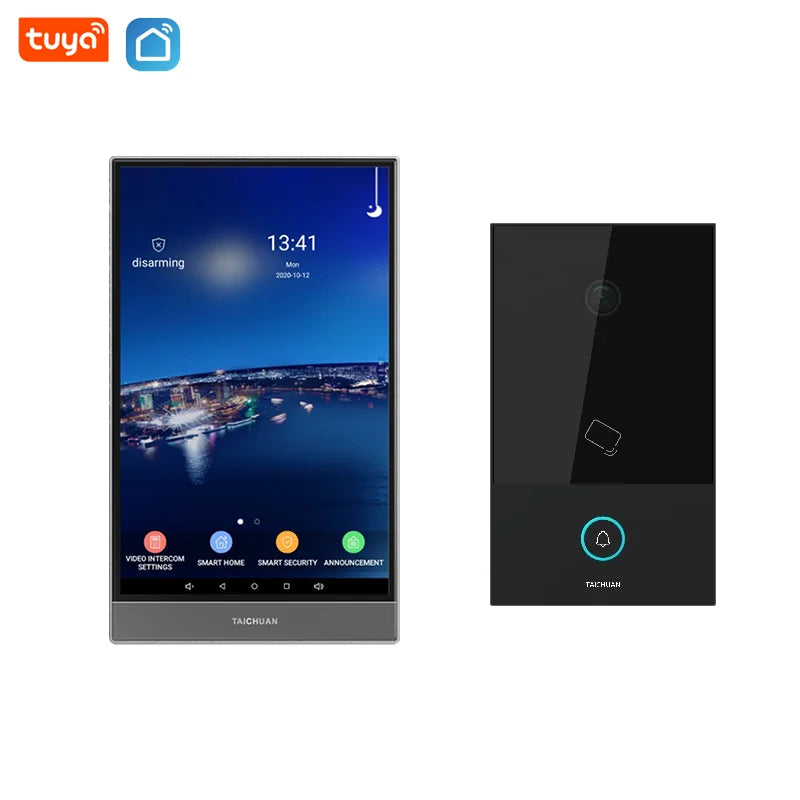 IP Video Door Phone IP54 Waterproof Digital Villa Video Door Bell Smart Home Security System Apartment Intercom