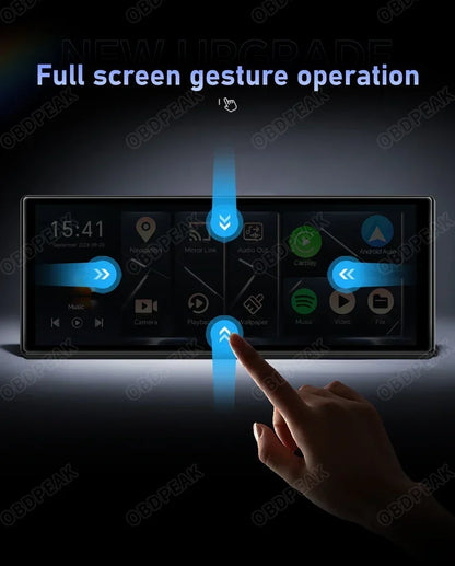 4GB+64GB 11.3 Inch Android 14 Dual Lens Dash cam Camera