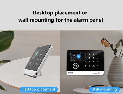 Tuya Smart WiFi GSM Home Security Alarm System - Touch Keyboard RFID APP Control Wireless Anti-Theft with Volume Adjustable