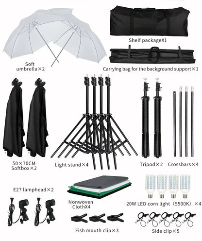 Photography Photo Studio Softbox Lighting Kit
