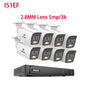 ANNKE 4K Ultra HD POE Video Surveillance System 8CH H.265+ NVR With 4K Security Cameras CCTV Kit Audio Recording 8MP Ip camera