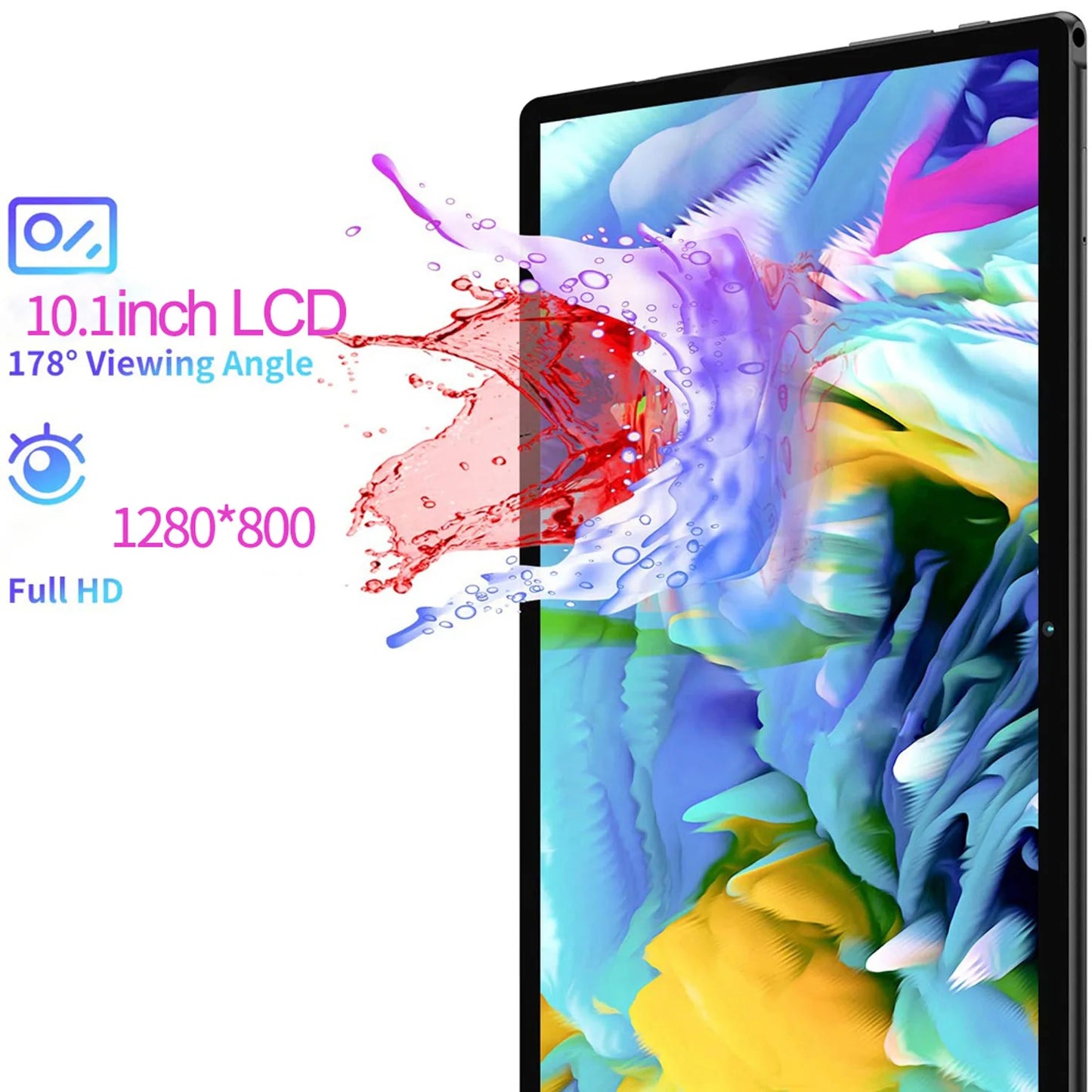 10.1 Inch Android 13 Tablet with Octa Core 4GB RAM 64GB ROM