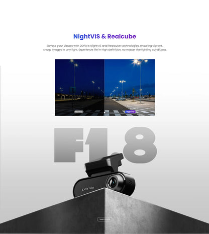 DDPAI Dash Cam N5 Dual Front and Rear 4K Ultra HD Resolution Dash Camera