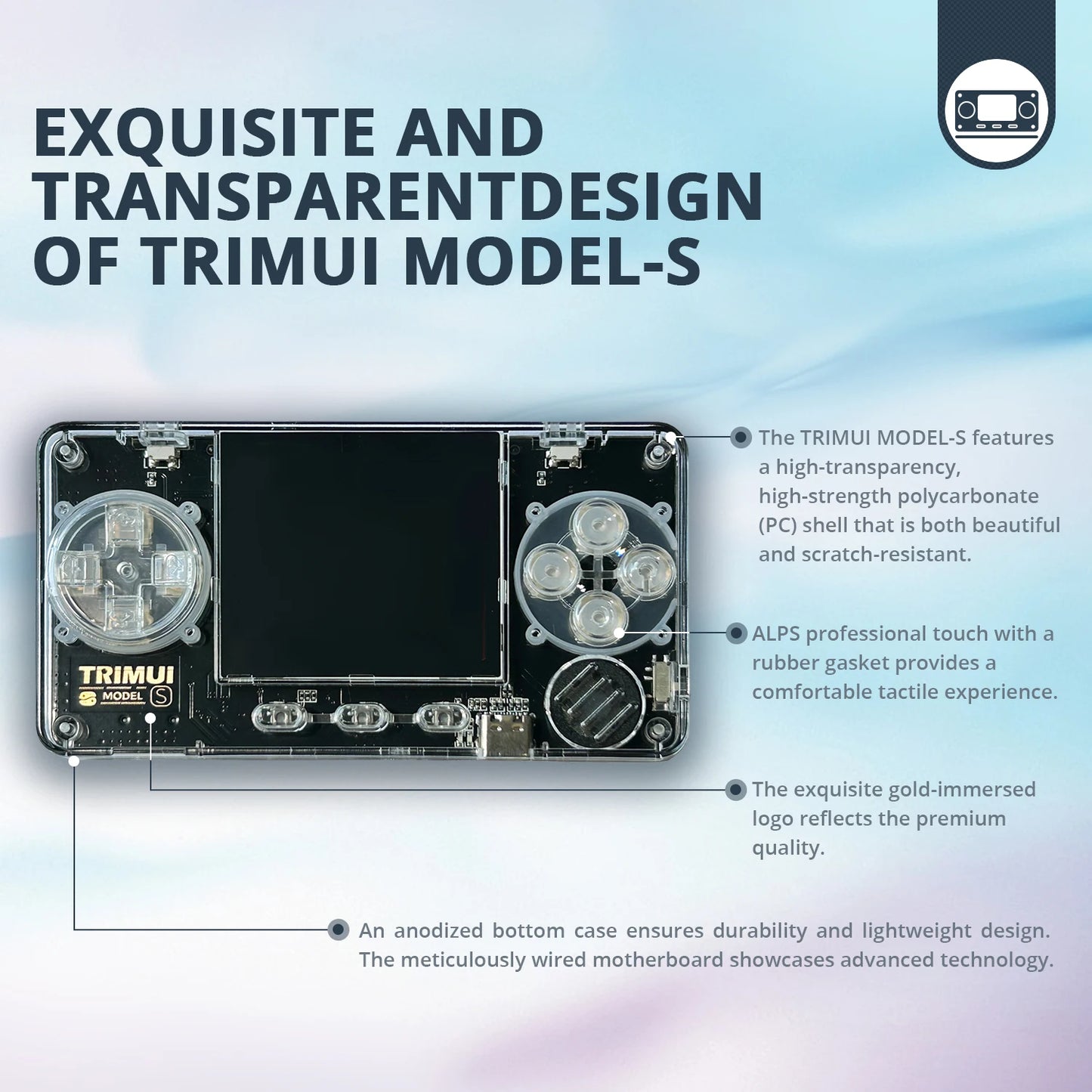 TRIMUI Model S Handheld Game Console 15000plus Classical Games Retro Game Console