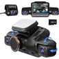 Dash Cam 4 Channel Front and Rear Inside, 360° Car Camera