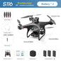 S116 MAX Drone Professional with 3 Batteries 8K Dual Camera Optical Flow Brushless 360° Obstacle Avoidance WIFI FPV RC Dron Toys