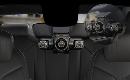 PRUVEEO 360 Degree View 4 Channel Dash Cam