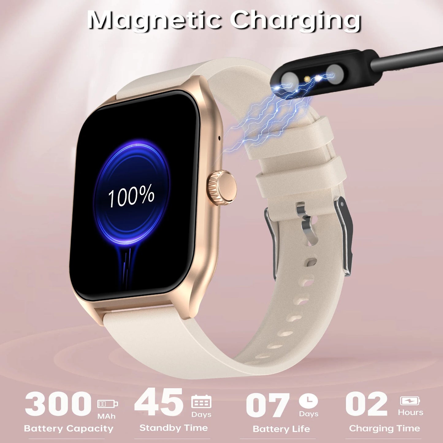 AI Voice Assistant Smart Watch for Men Women,