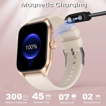 AI Voice Assistant Smart Watch for Men Women,