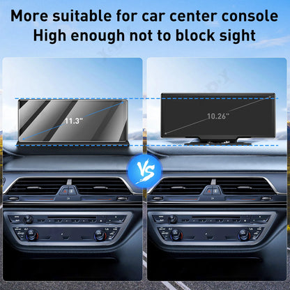 XGODY 11.3" Wireless CarPlay & Android Auto Dash Cam ADAS 4K DVR