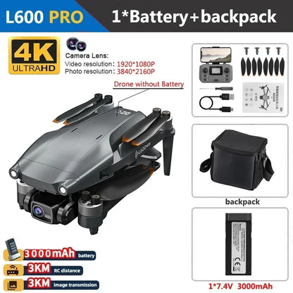L600 PRO MAX GPS Drone Professional 4K