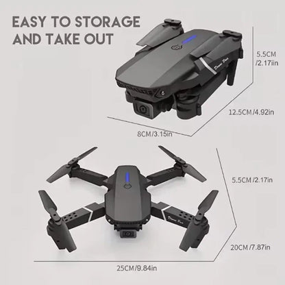 Professional Drone E88 4K  RC Drone Quadrotor Helicopter