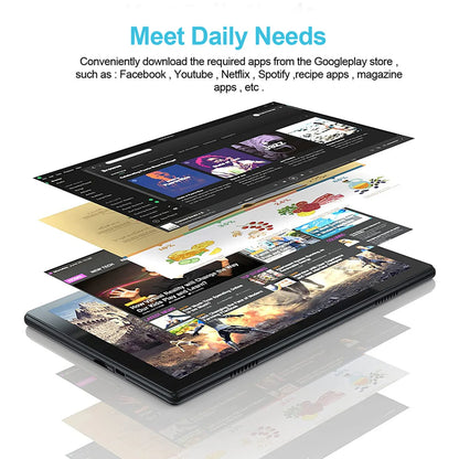 10.1 Inch Android 13 Tablet with Octa Core 4GB RAM 64GB ROM