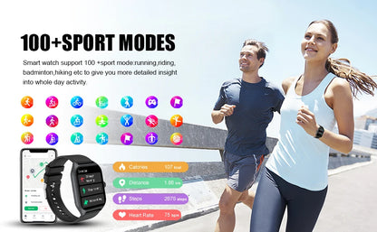 AI Voice Assistant Smart Watch for Men Women,