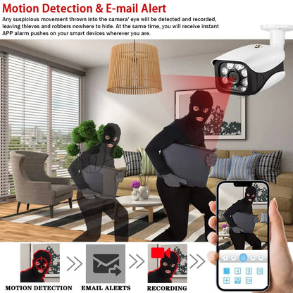 4K 8MP TUYA Security Kit 8CH POE NVR Outdoor Audio Record Human Detection Bullet IP Camera Video Surveillance Smart Life System