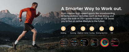 HIDAMEL T3E GPS Smart Watch