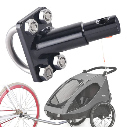 Bike Trailer Attachment Coupler Bicycle Trailer Hitch Bike Cargo Trailer Coupler for Childrens Trailers and Most Bicycles