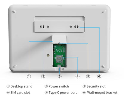 Tuya Smart WiFi GSM Home Security Alarm System - Touch Keyboard RFID APP Control Wireless Anti-Theft with Volume Adjustable