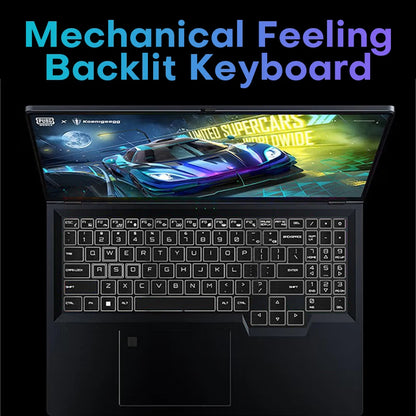 Xiaman 16" Gaming Laptop i1060 Notebook PC 16GB DDR4 1TB SSD Windows 11 Pro Laptop Gamer