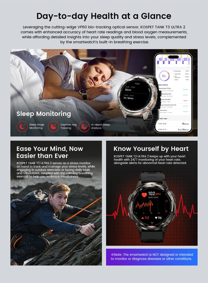 KOSPET TANK T3 Ultra 2 GPS Smart Watch