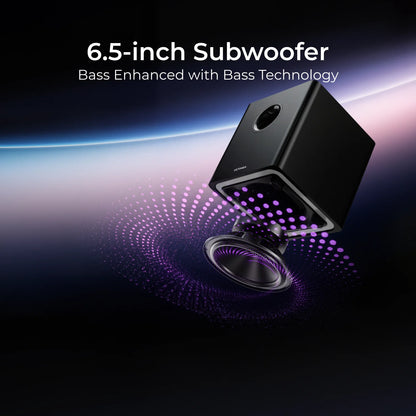 ULTIMEA 9.1ch Dolby Atmos Detachable Soundbar with Subwoofer&Rear Speakers, Surround Sound System for TV, RGB Light, APP Control