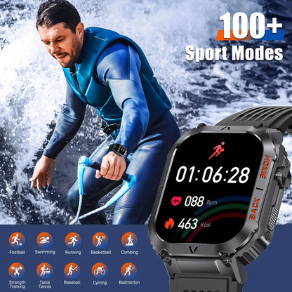 EIGIIS New 5ATM Waterproof Men Military Watch