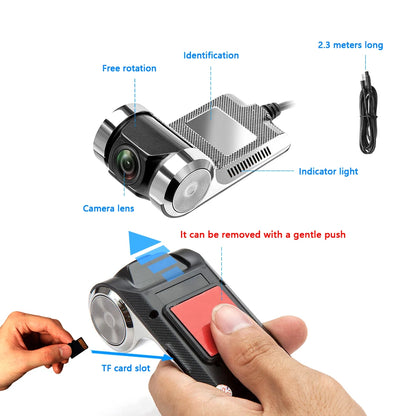 Podofo ADAS Dash Cam Dvr Dash Camera Car DVR HD Dashcam