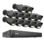 Annke H.265+ 3K Smart Dual Light POE Camera System 2.8MM Len Human Vehicle Detection IP67 Security Protection Video Surveillance
