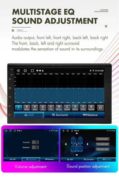Android Car Radio Carplay  Car Multimedia Video Player GPS