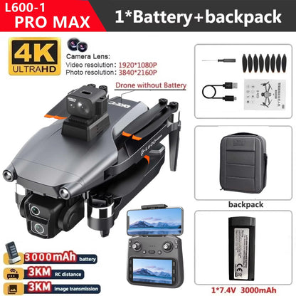 L600-1 Pro MAX GPS 4K Professional  Rc Quadcopter Drone