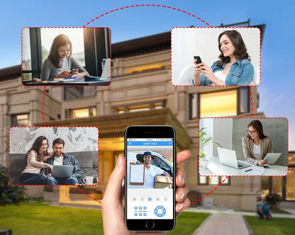 Smart 4K 8MP Wireless Dual Lens PTZ WiFi IP Home Security Camera System 10CH POE NVR H.265 Video Surveillance Set CCTV Kit ICsee