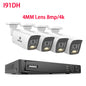 ANNKE 4K Ultra HD POE Video Surveillance System 8CH H.265+ NVR With 4K Security Cameras CCTV Kit Audio Recording 8MP Ip camera