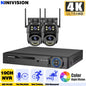 Smart 4K 8MP Wireless Dual Lens PTZ WiFi IP Home Security Camera System 10CH POE NVR H.265 Video Surveillance Set CCTV Kit ICsee