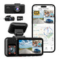 REDTIGER 3 Channel Car Camera 4k Dash Camera