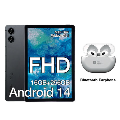 Tablet AGM PAD P2 8GB+256GB 11“ FHD Display 50MP Camera 7850MAh Battery MTK G99 480 Nit Brightness Widevine L1