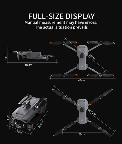 ZLL SG909 MAX GPS Drone With 4K Camera 6KM Touch Screen RC Profesional Drone 360° obstacle avoidance Foldable RC Quadcopter