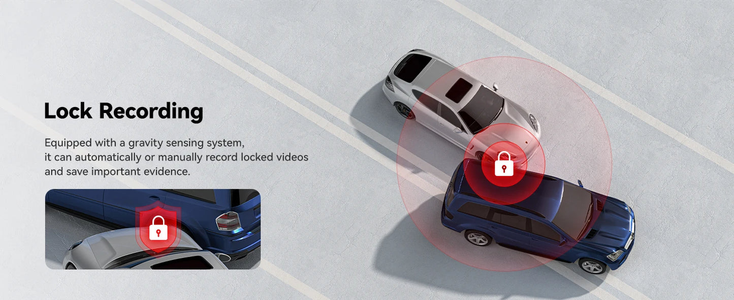 REDTIGER F8  4K+1080P 5.8G WiFi Dash Cam