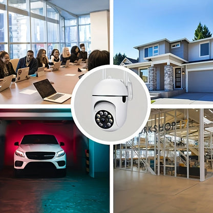 Ease Life APP Wireless 1080P HD Indoor/Outdoor WiFi Security Camera, Color Night Vision, 2-Way Audio, 360° Black Y108