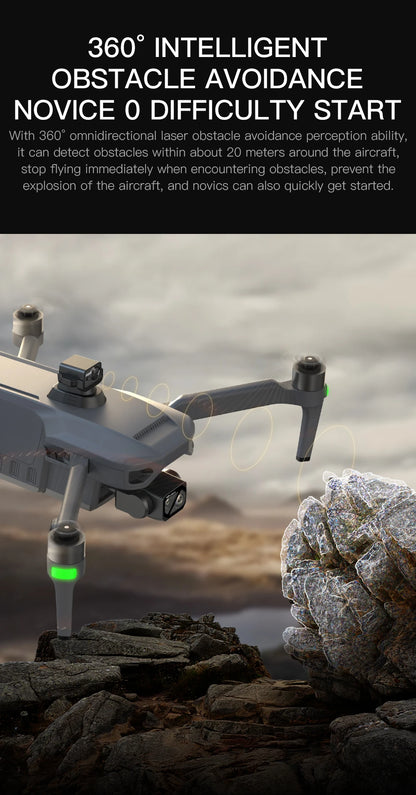 ZLL SG909 MAX GPS Drone With 4K Camera 6KM Touch Screen RC Profesional Drone 360° obstacle avoidance Foldable RC Quadcopter