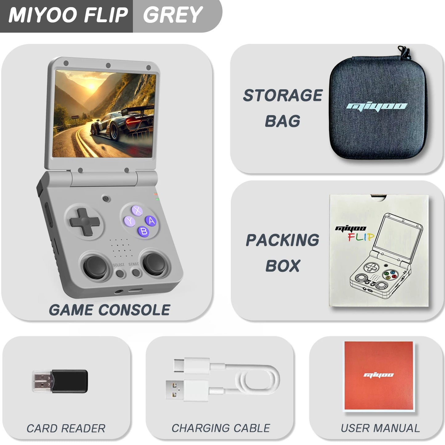 Miyoo Flip Handheld Retro Console 2025