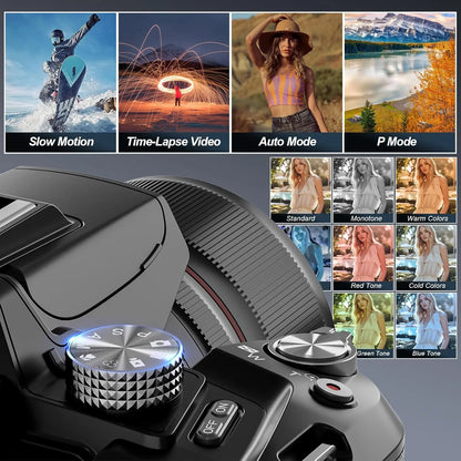 NBD 5K Digital Cameras For Photography, 64MP Vlogging Camera