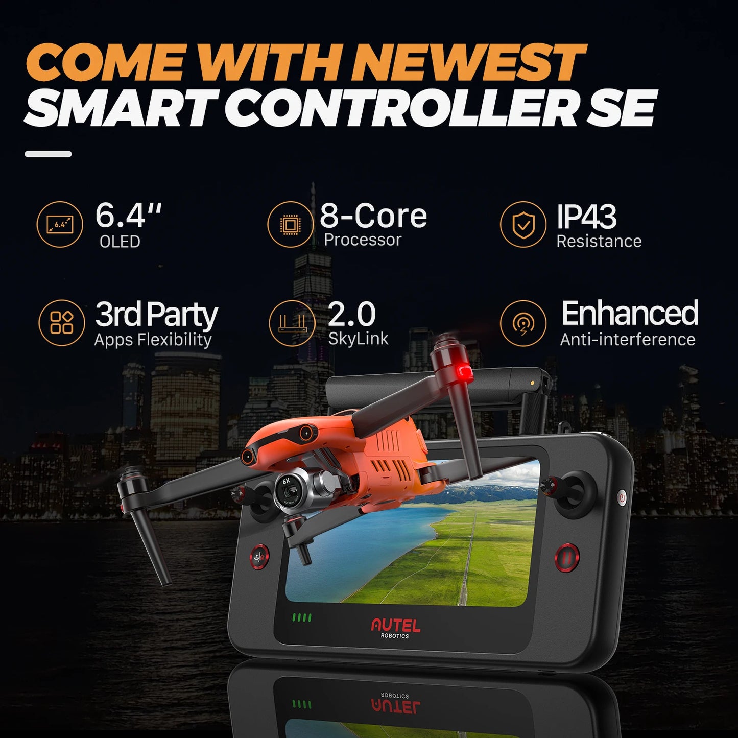 Autel EVO II Pro V3 Drone 6K Professional HD Camera 1Inch CMOS 10 KM Image Transmission 720° Obstacle Avoidance Brushless Drones