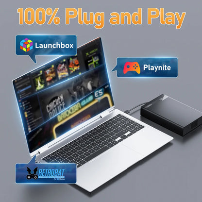 500G Retro Gaming HDD Video Game Console with 38200+Games