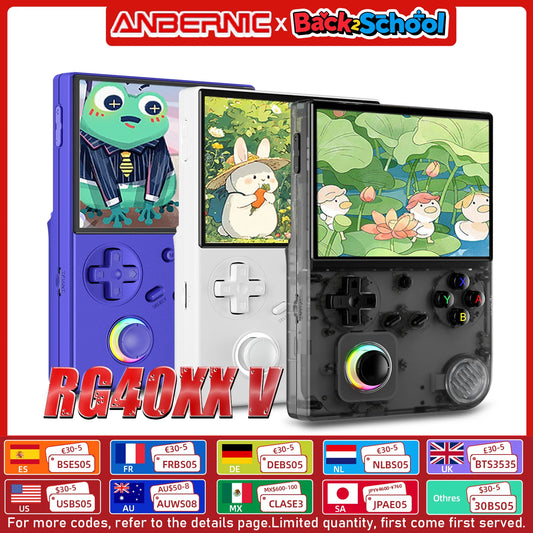 ANBERNIC RG 40XXV 64 Bit Linux Retro Handheld Game Console