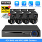 FUERS 8CH Poe 6MP Camera System Video Surveillance Kit Security Camera Ptz Camera Outdoor Camera Two Way Audio Full Color Night